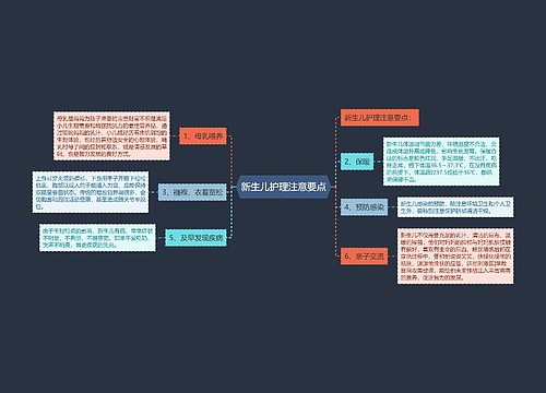 新生儿护理注意要点