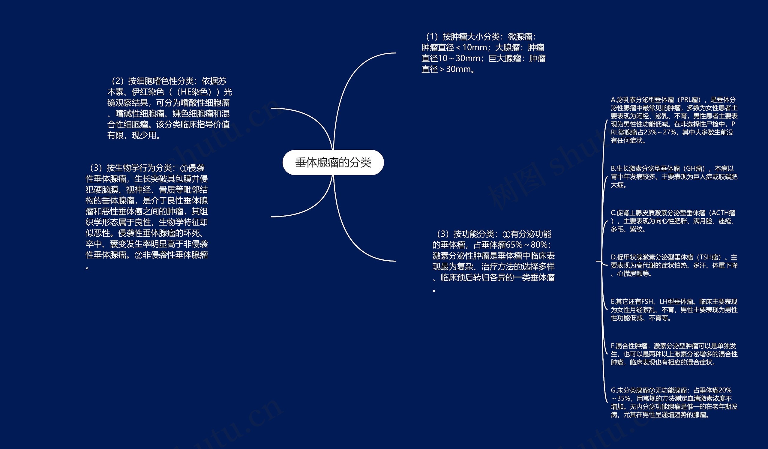 垂体腺瘤的分类