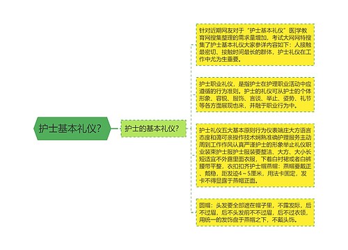 护士基本礼仪？