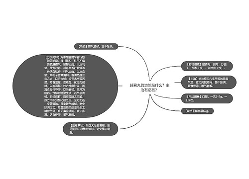 越鞠丸的功能是什么？主治有哪些？