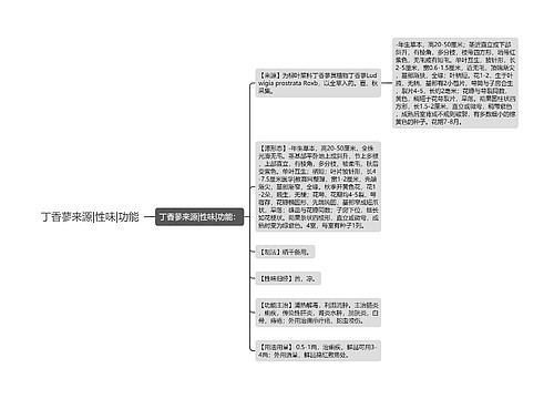 丁香蓼来源|性味|功能