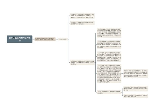 治疗牙髓息肉的方法有哪些