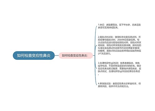 如何检查变应性鼻炎