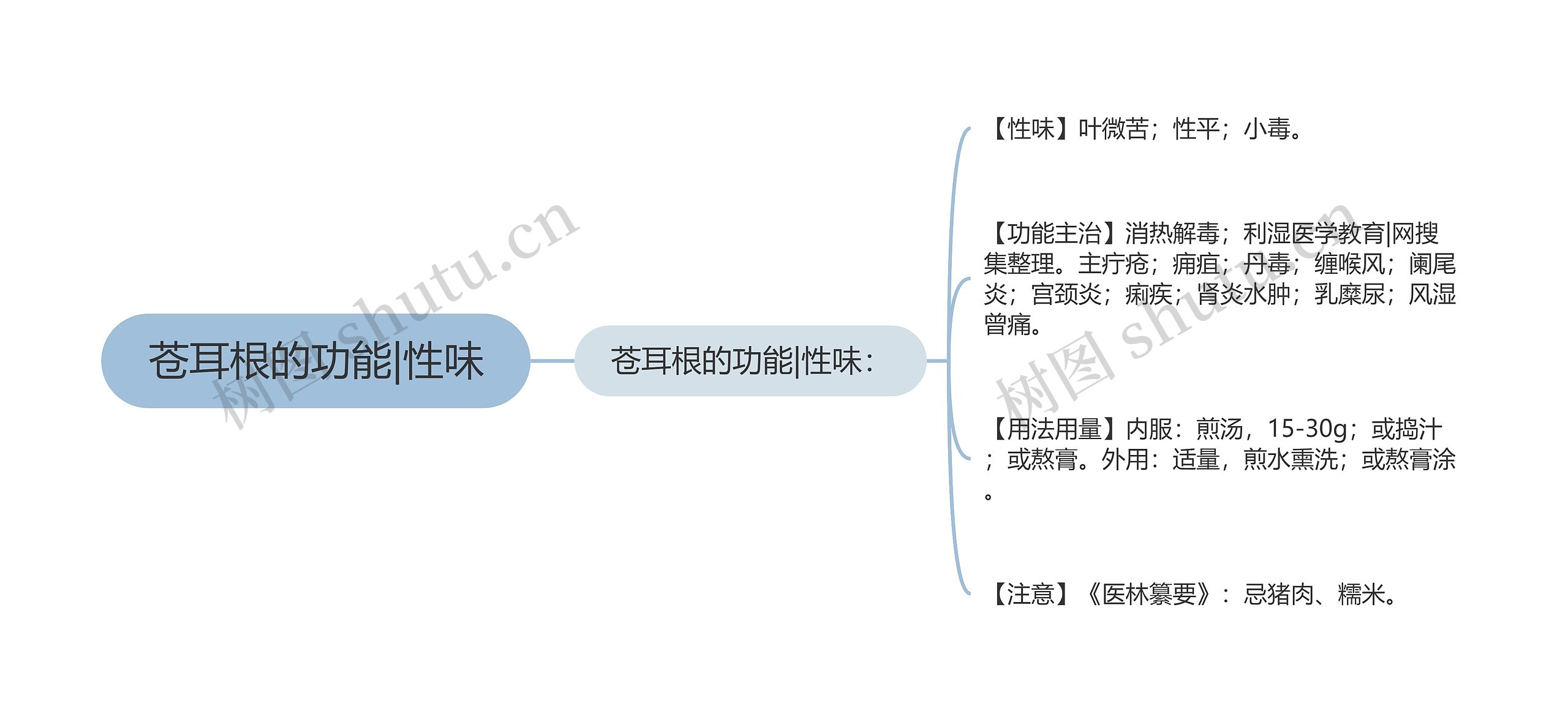 苍耳根的功能|性味