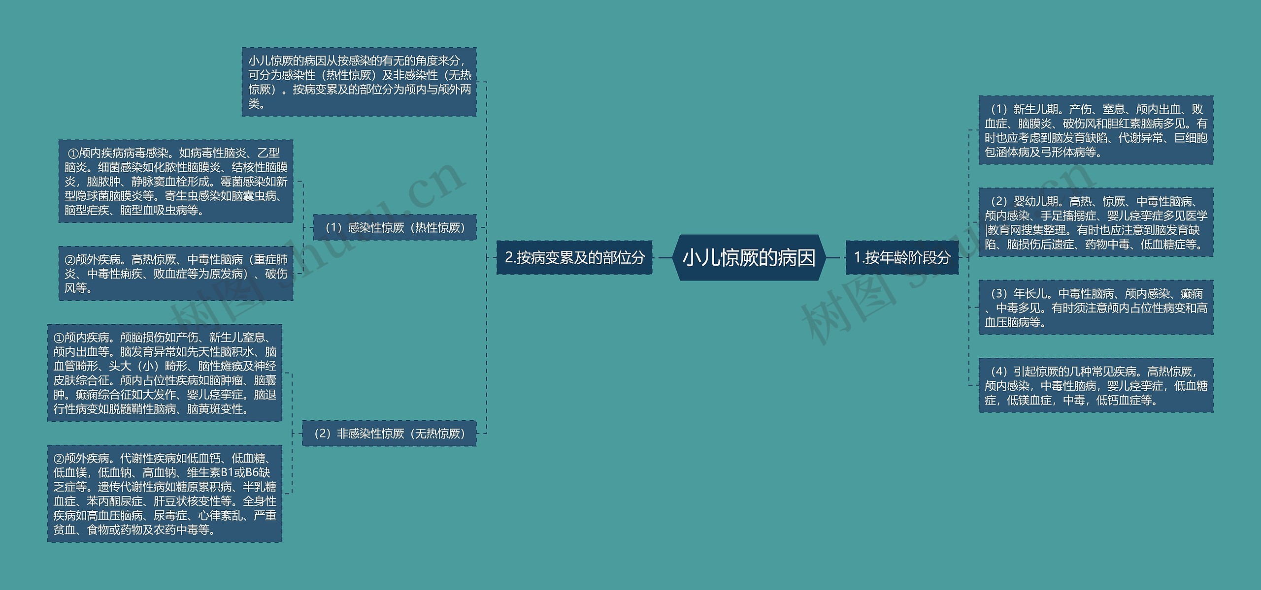 小儿惊厥的病因