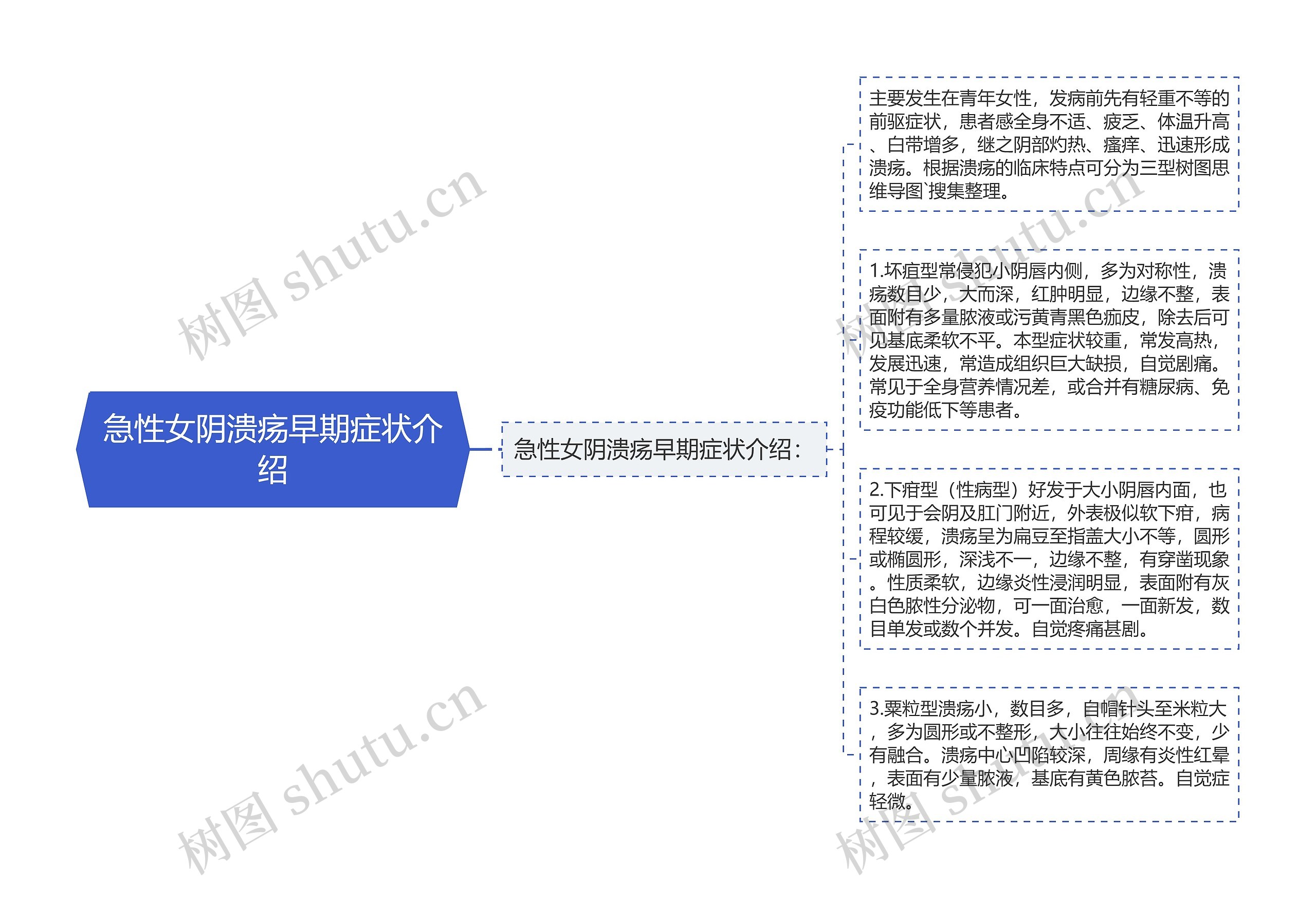 急性女阴溃疡早期症状介绍