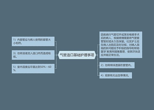 气管造口基础护理事项