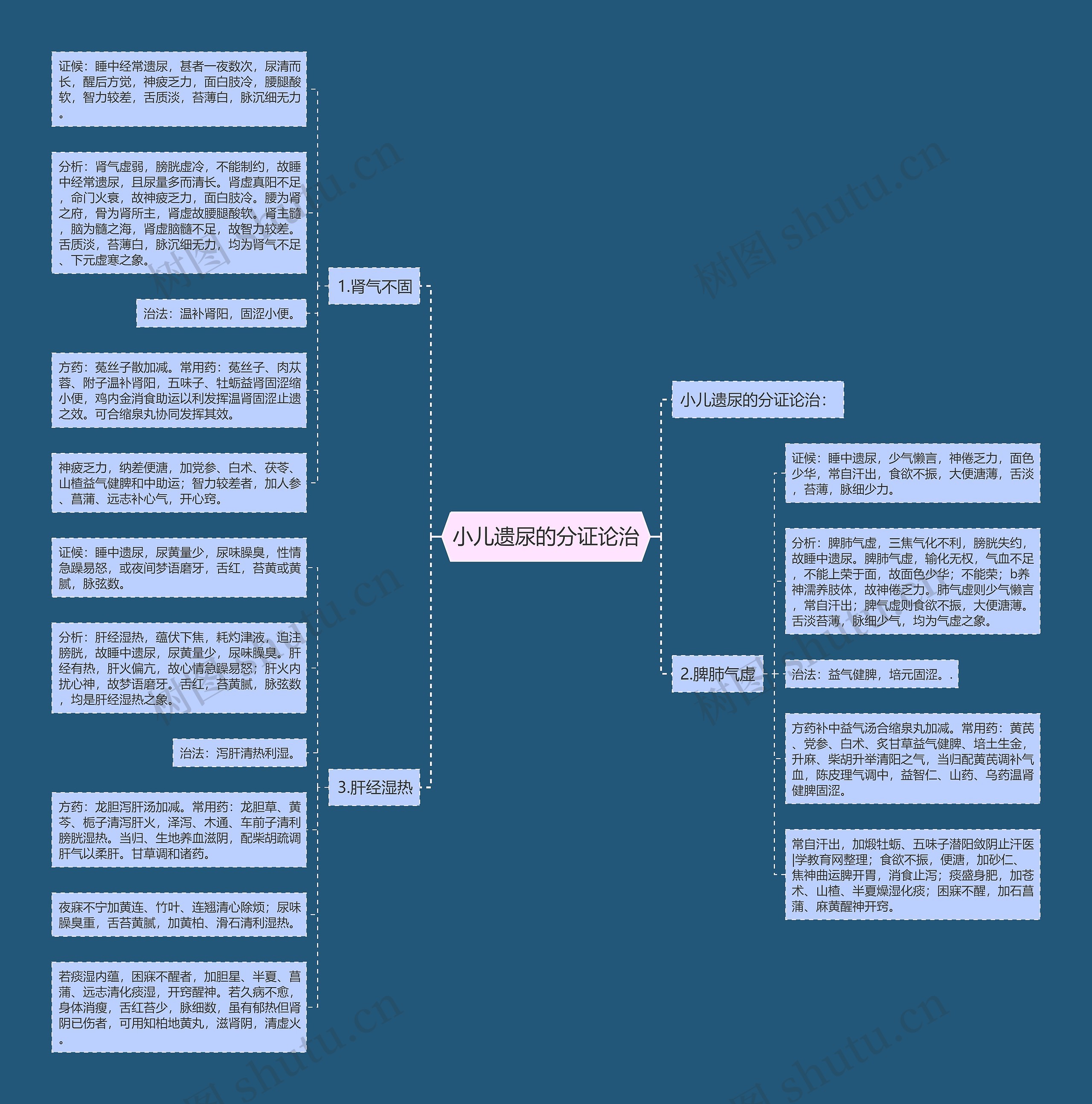 小儿遗尿的分证论治 小儿遗尿的分证论治