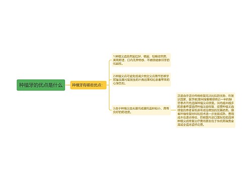 种植牙的优点是什么