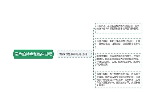 发热的特点和临床过程