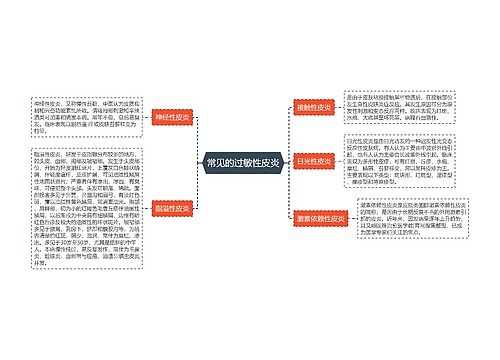 常见的过敏性皮炎