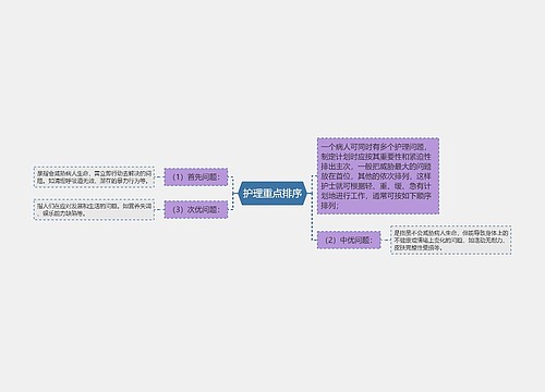 护理重点排序