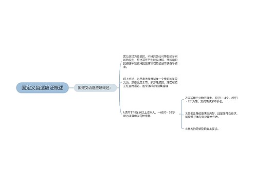 固定义齿适应证概述