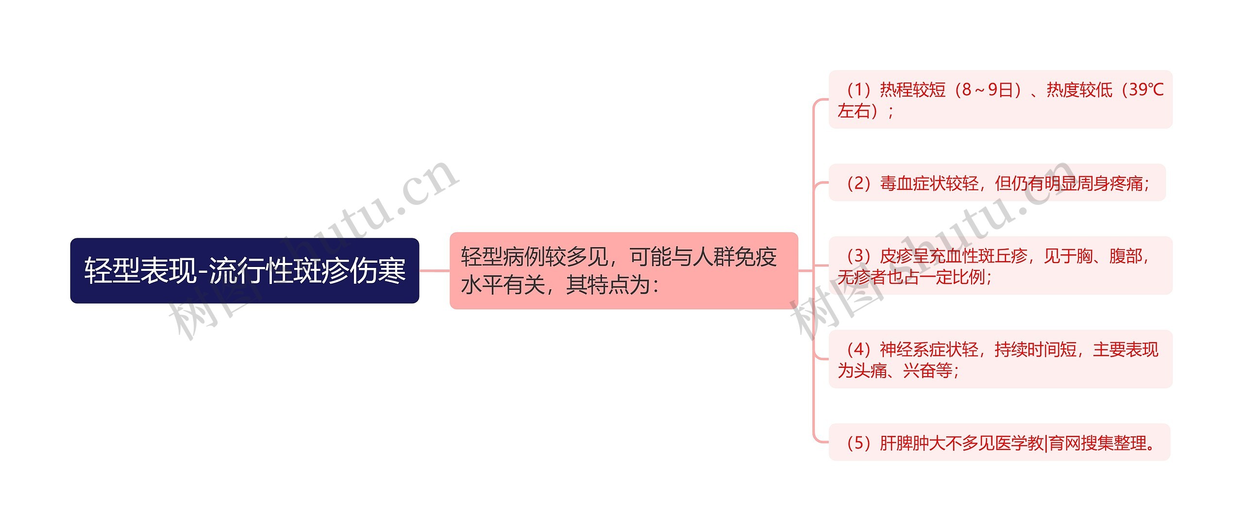 轻型表现-流行性斑疹伤寒