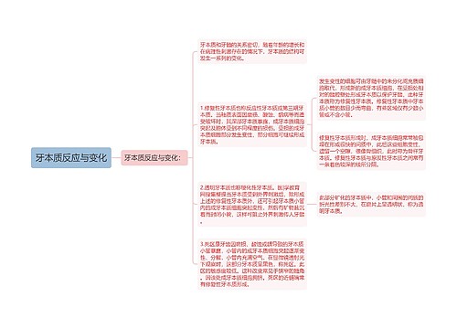 牙本质反应与变化