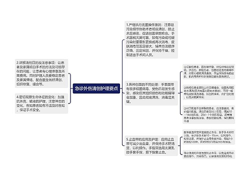 急诊外伤清创护理要点