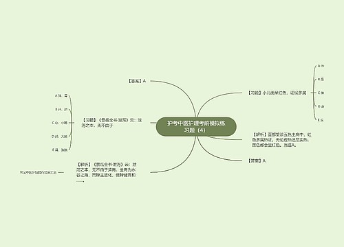 护考中医护理考前模拟练习题（4）