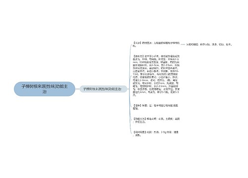 子楝树根来源|性味|功能主治