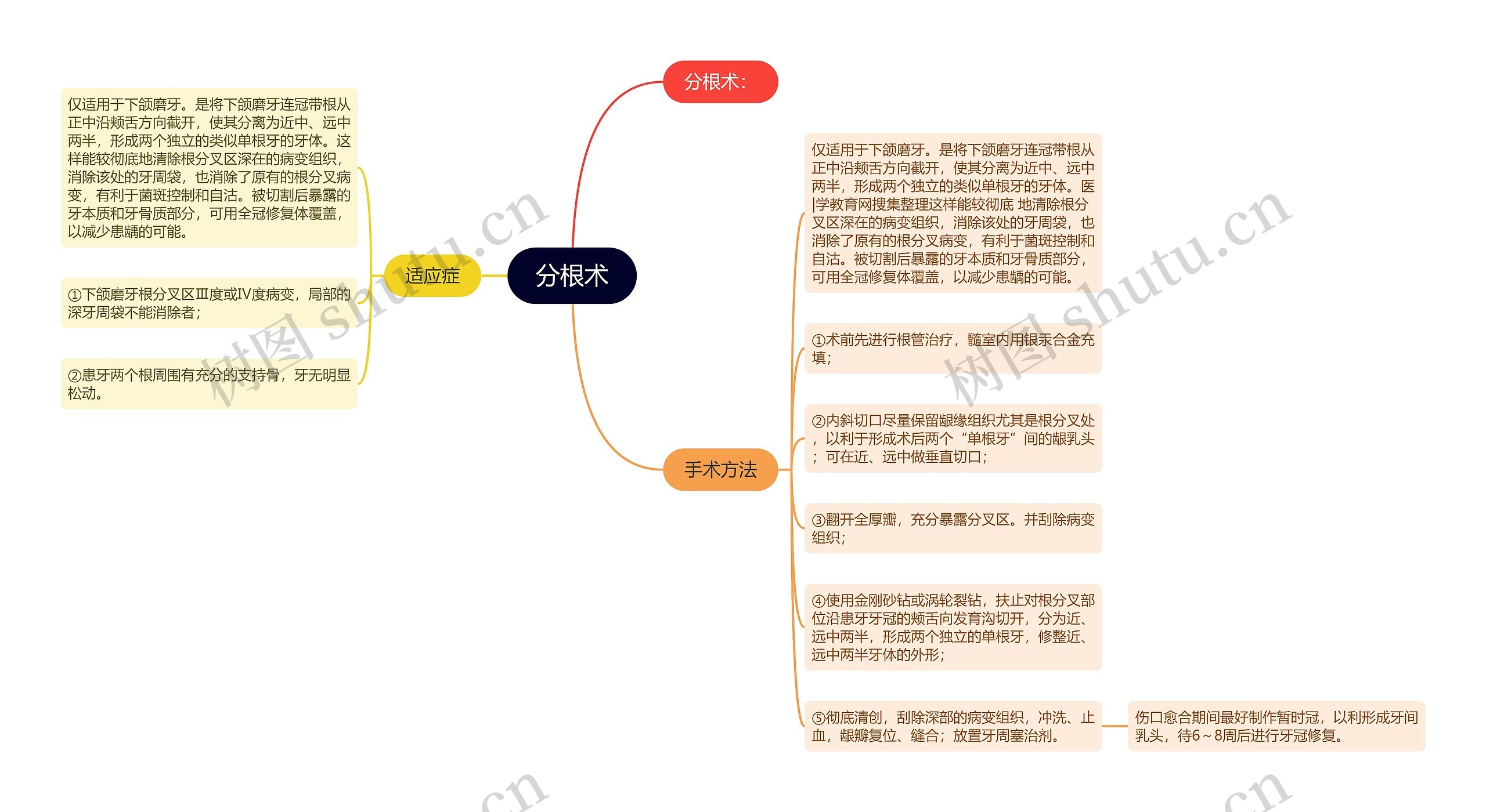 分根术思维导图