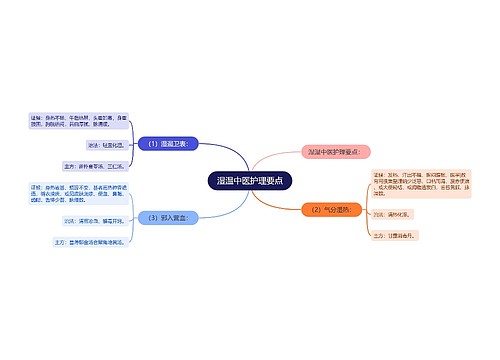 湿温中医护理要点