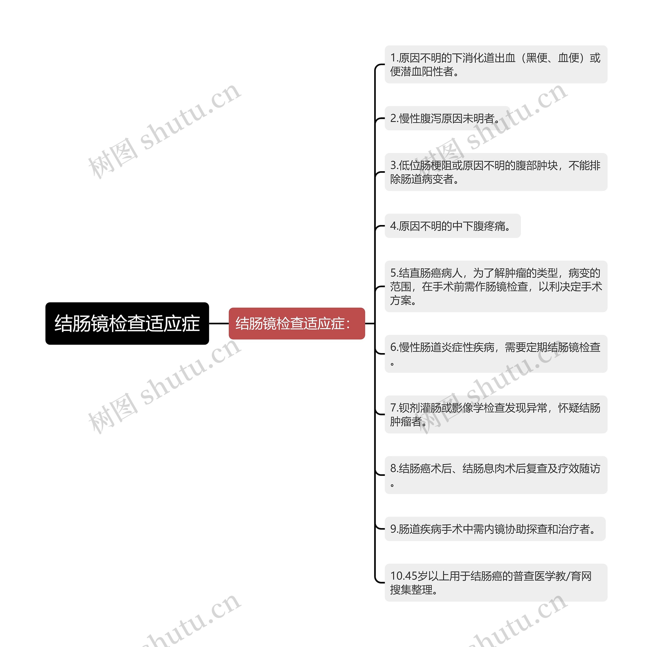 结肠镜检查适应症