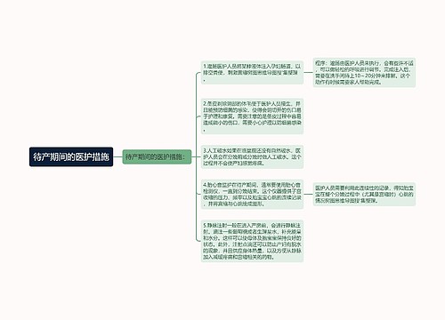 待产期间的医护措施