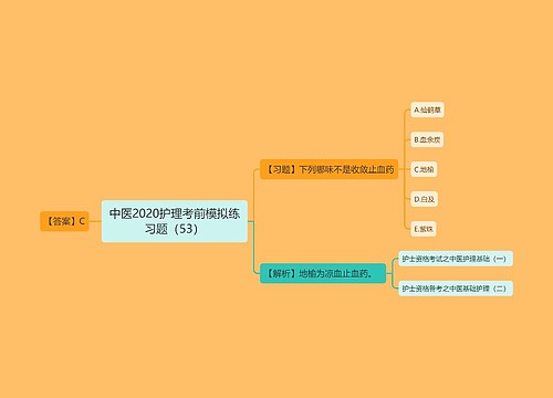 中医2020护理考前模拟练习题（53）