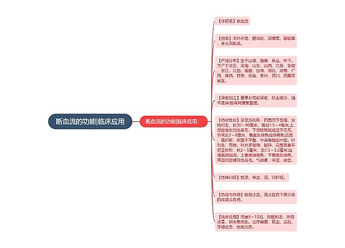 断血流的功能|临床应用