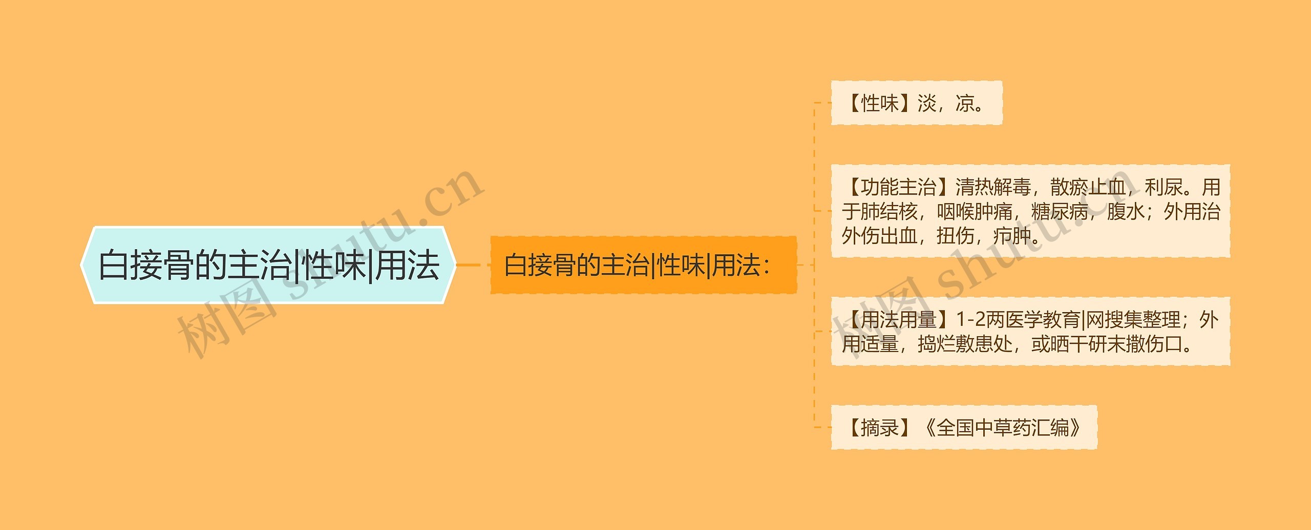 白接骨的主治|性味|用法 白接骨的主治|性味|用法