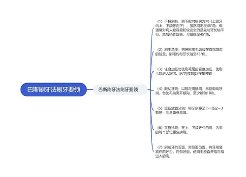 巴斯刷牙法刷牙要领