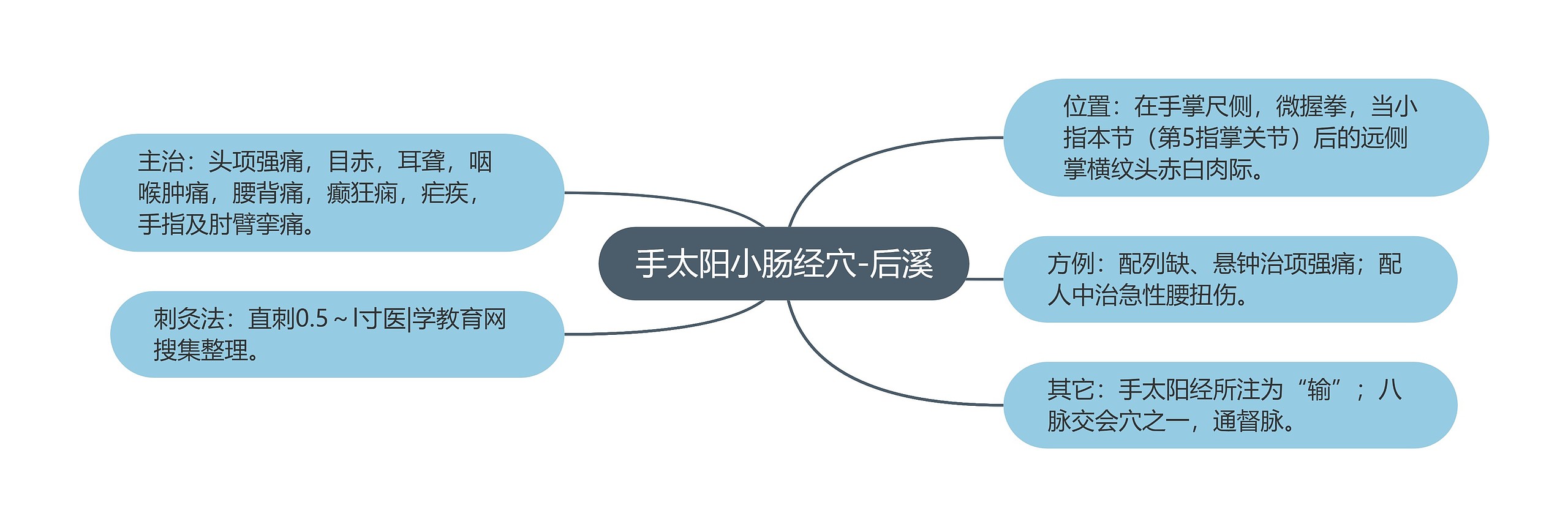 手太阳小肠经穴-后溪 手太阳小肠经穴-后溪