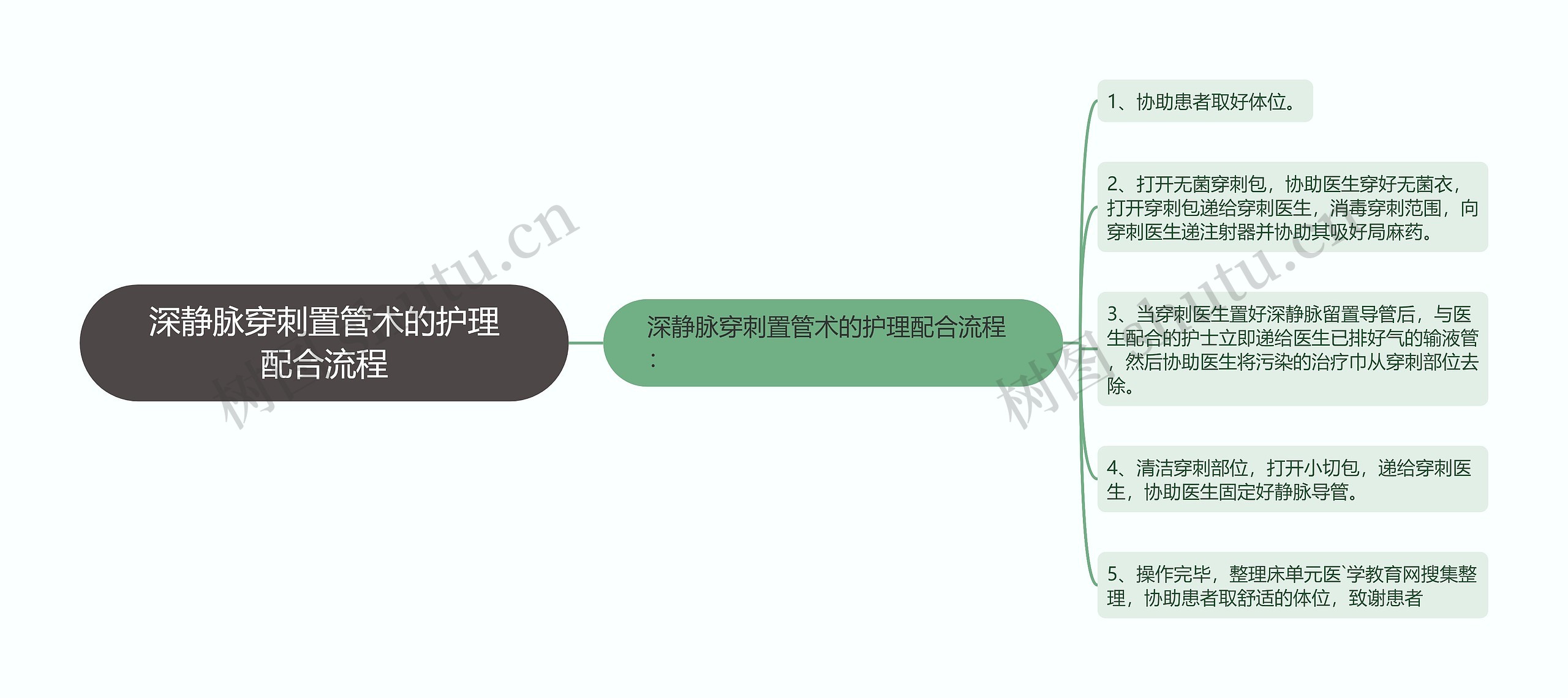 深静脉穿刺置管术的护理配合流程 深静脉穿刺置管术的护理配合流程