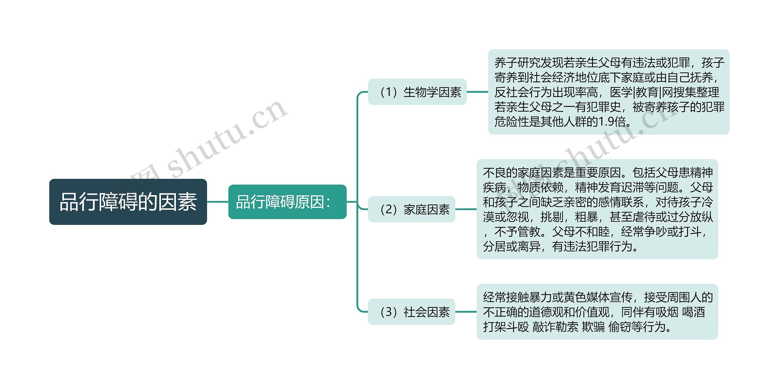 品行障碍的因素