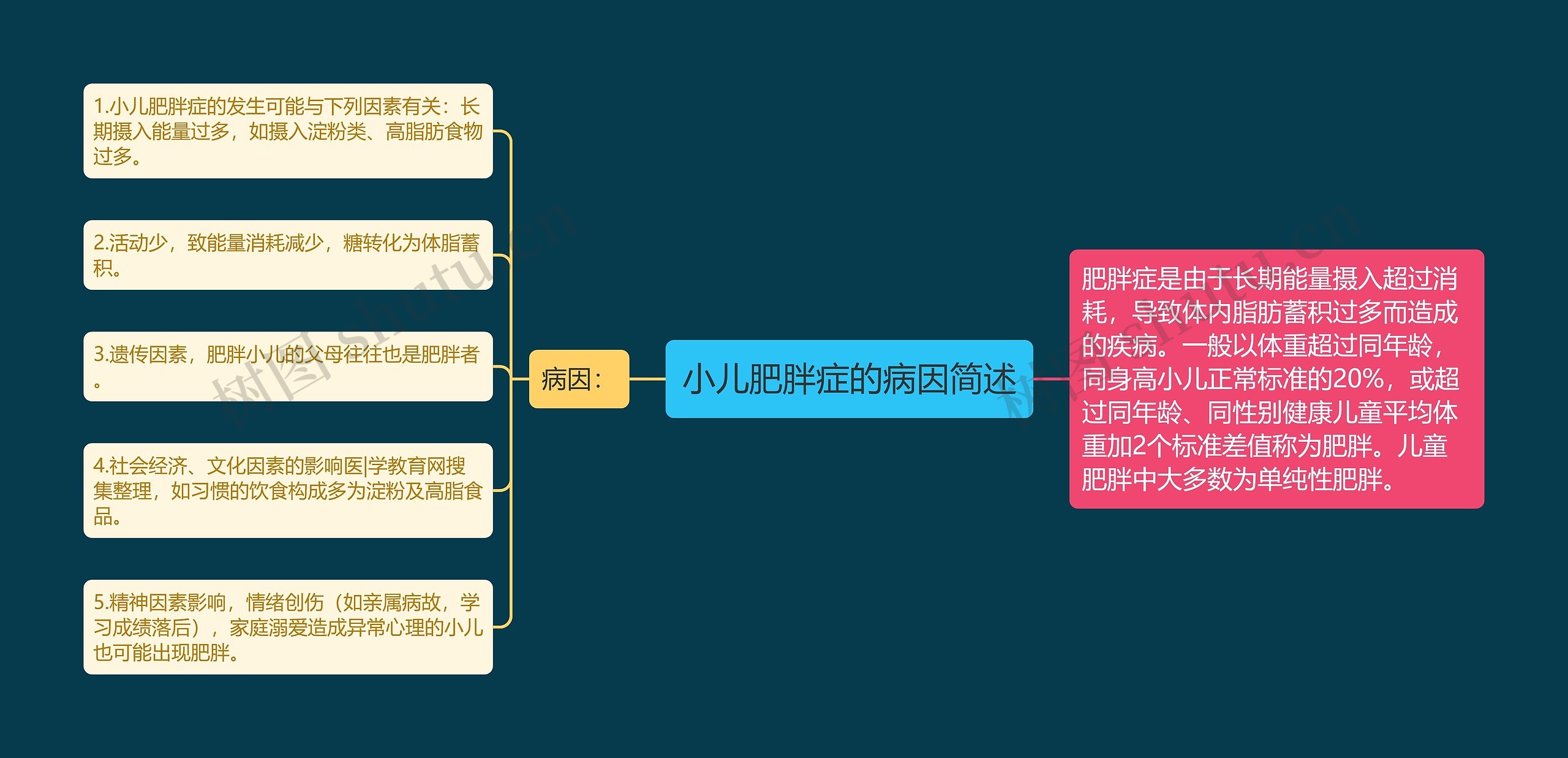 小儿肥胖症的病因简述