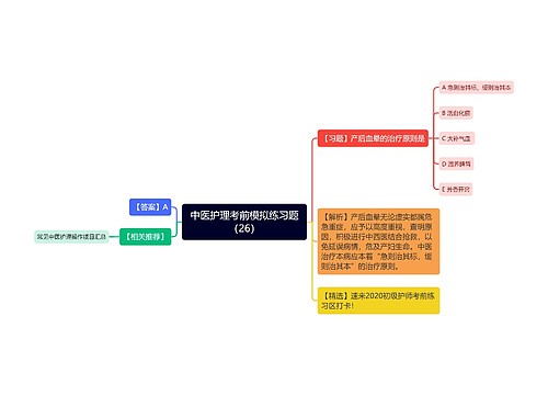 中医护理考前模拟练习题（26）