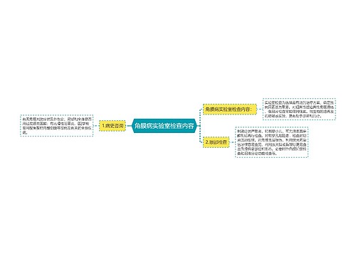 角膜病实验室检查内容