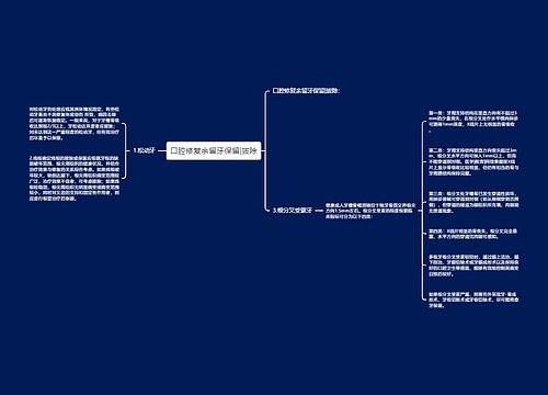 口腔修复余留牙保留|拔除