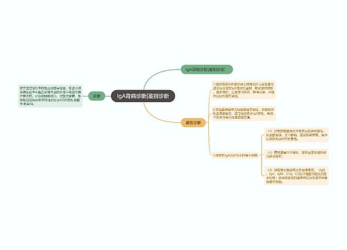 IgA肾病诊断|鉴别诊断