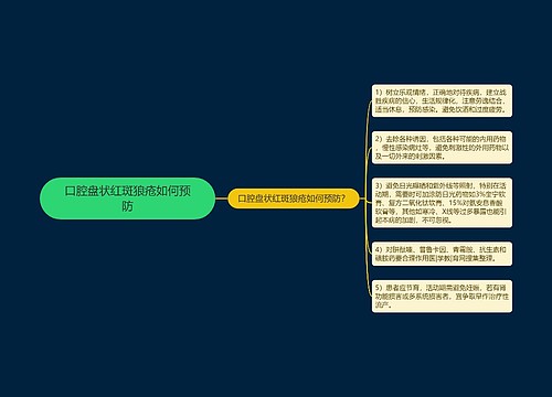 口腔盘状红斑狼疮如何预防