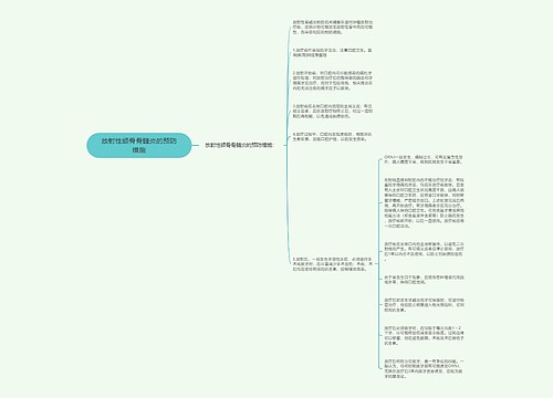 放射性颌骨骨髓炎的预防措施