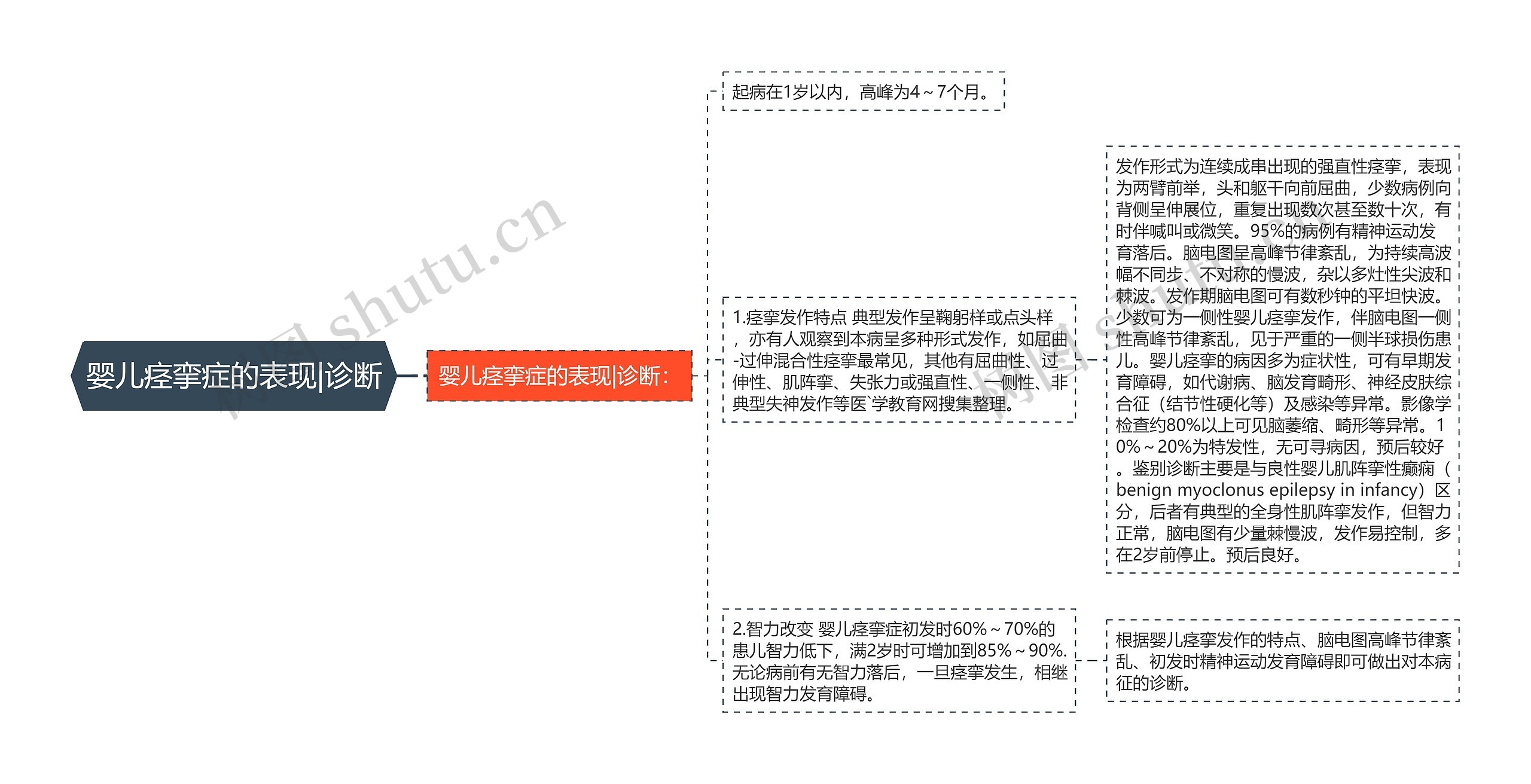 婴儿痉挛症的表现|诊断思维导图