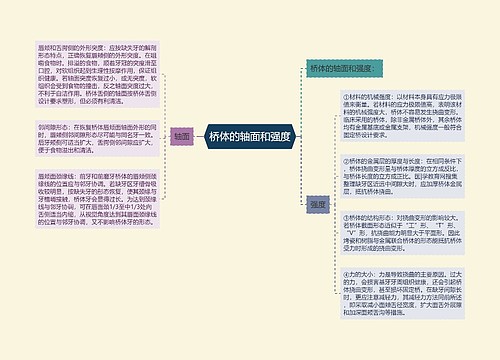 桥体的轴面和强度