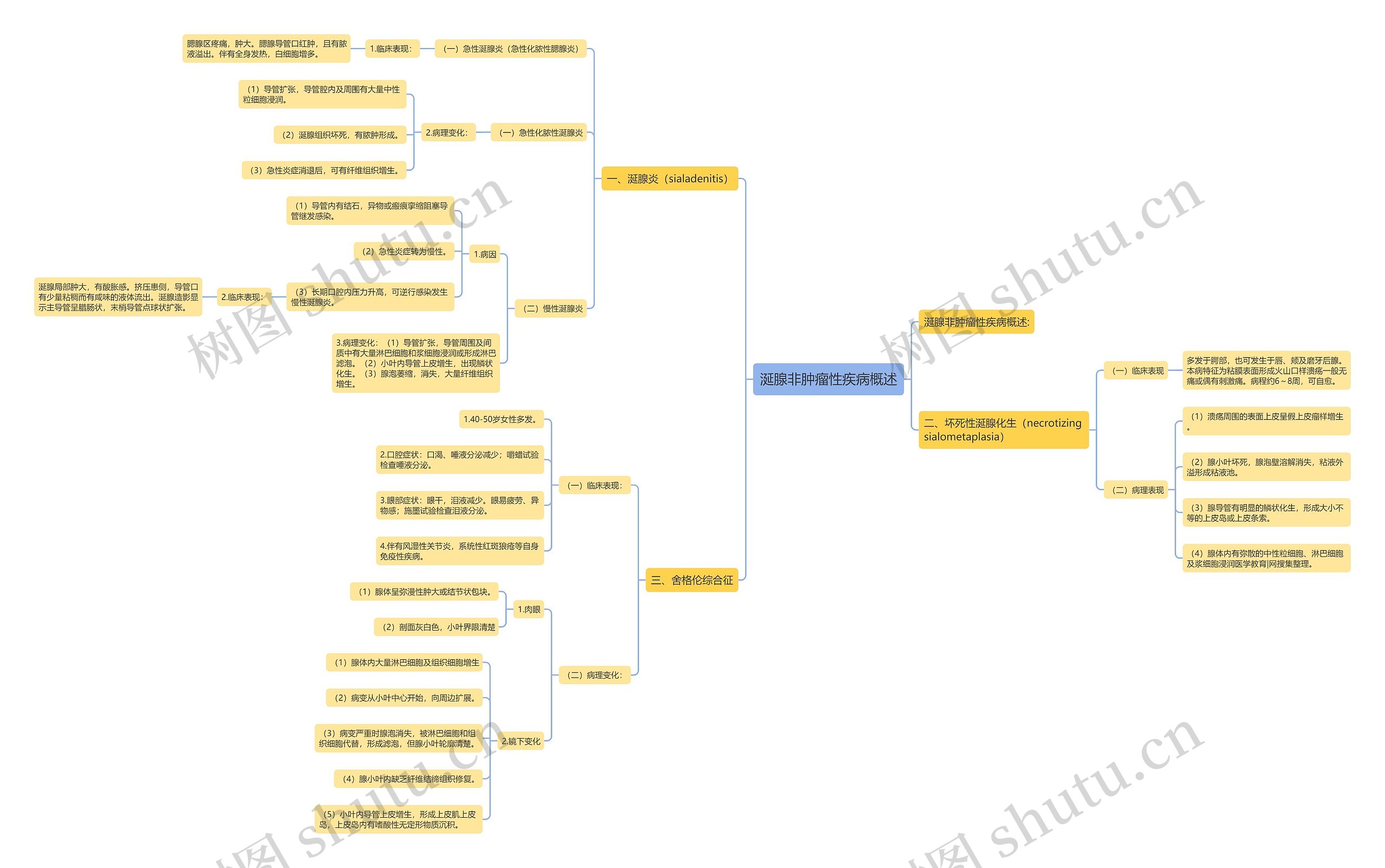 涎腺非肿瘤性疾病概述 涎腺非肿瘤性疾病概述