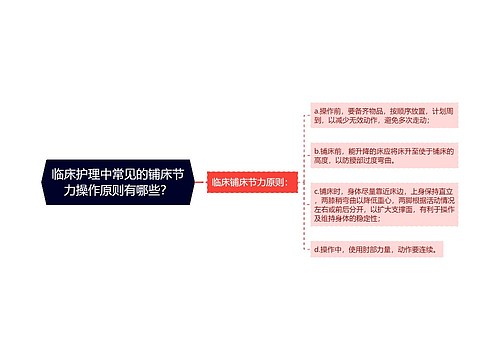 临床护理中常见的铺床节力操作原则有哪些？