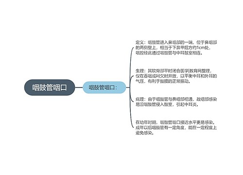 咽鼓管咽口