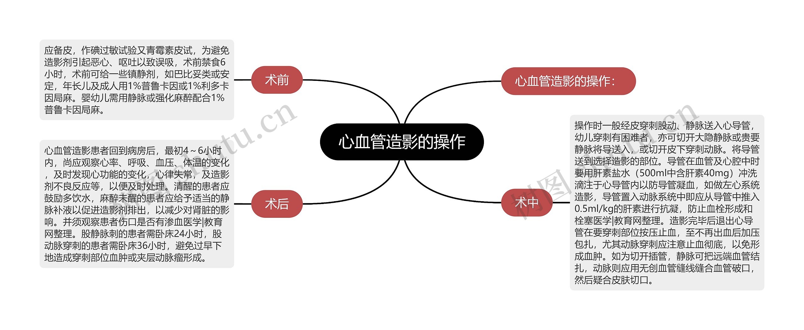 心血管造影的操作