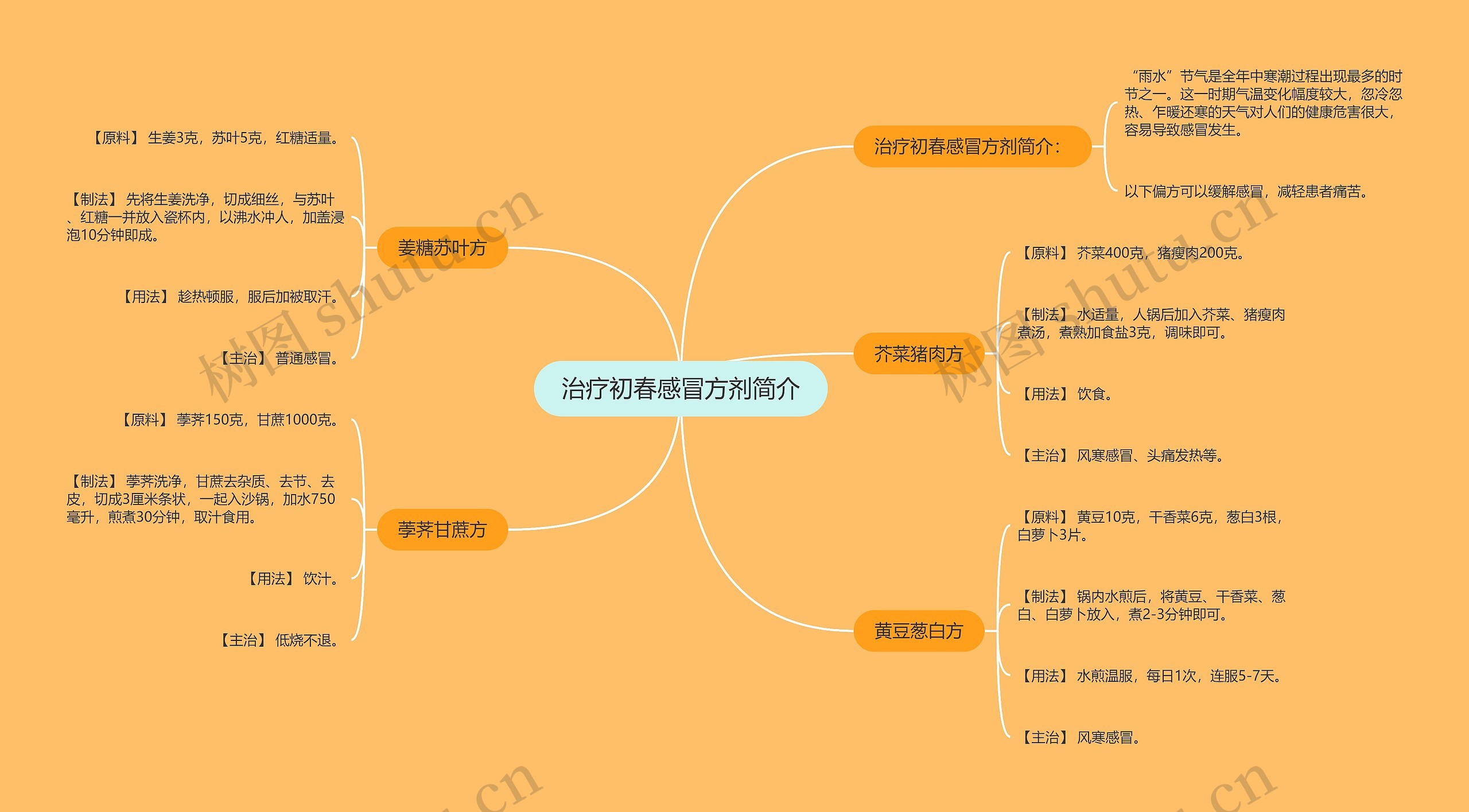 治疗初春感冒方剂简介