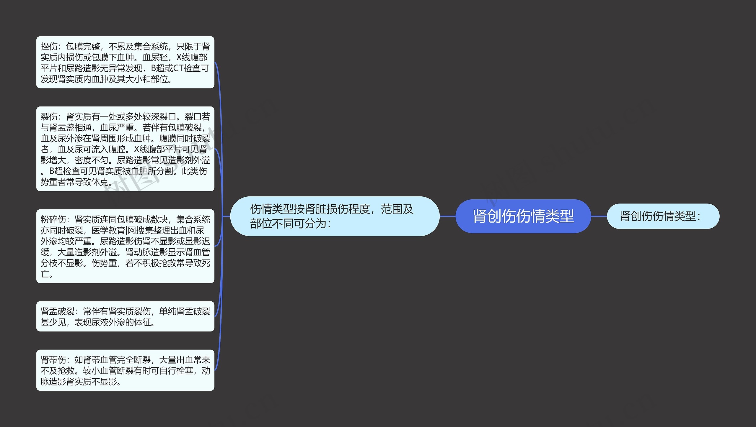 肾创伤伤情类型 肾创伤伤情类型