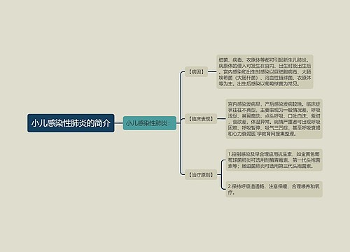 小儿感染性肺炎的简介