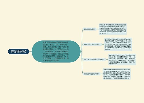 牙周炎维护治疗